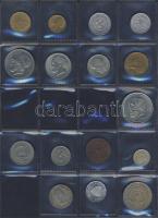 Hagyaték gyűjtemény, egész világ, régi és új, 466db érme, benne nominál és 
tengerentúl, 2db újszer...