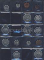 Hagyaték gyűjtemény, egész világ, régi és új, 466db érme, benne nominál és 
tengerentúl, 2db újszer...