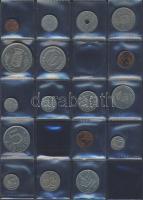 Hagyaték gyűjtemény, egész világ, régi és új, 466db érme, benne nominál és 
tengerentúl, 2db újszer...