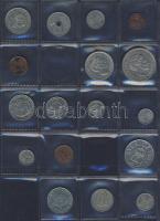 Hagyaték gyűjtemény, egész világ, régi és új, 466db érme, benne nominál és 
tengerentúl, 2db újszer...