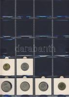 Hagyaték gyűjtemény, egész világ, régi és új, 248db érme, benne nominál és
tengerentúl, 16 lapos, l...