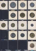 Hagyaték gyűjtemény, egész világ, régi és új, 248db érme, benne nominál és
tengerentúl, 16 lapos, l...