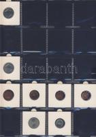 Hagyaték gyűjtemény, egész világ, régi és új, 248db érme, benne nominál és
tengerentúl, 16 lapos, l...