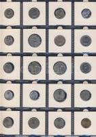 Hagyaték gyűjtemény, egész világ, régi és új, 248db érme, benne nominál és
tengerentúl, 16 lapos, l...