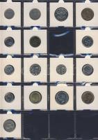 Hagyaték gyűjtemény, egész világ, régi és új, 248db érme, benne nominál és
tengerentúl, 16 lapos, l...