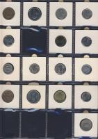 Hagyaték gyűjtemény, egész világ, régi és új, 248db érme, benne nominál és
tengerentúl, 16 lapos, l...