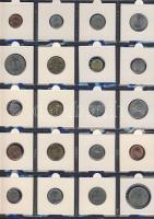 Hagyaték gyűjtemény, egész világ, régi és új, 248db érme, benne nominál és
tengerentúl, 16 lapos, l...