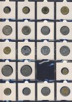 Hagyaték gyűjtemény, egész világ, régi és új, 248db érme, benne nominál és
tengerentúl, 16 lapos, l...