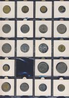 Hagyaték gyűjtemény, egész világ, régi és új, 248db érme, benne nominál és
tengerentúl, 16 lapos, l...