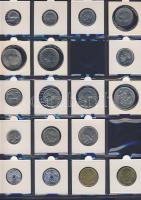 Hagyaték gyűjtemény, egész világ, régi és új, 248db érme, benne nominál és
tengerentúl, 16 lapos, l...