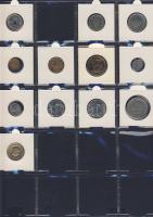 Hagyaték gyűjtemény, egész világ, régi és új, 248db érme, benne nominál és
tengerentúl, 16 lapos, l...