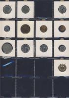 Hagyaték gyűjtemény, egész világ, régi és új, 248db érme, benne nominál és
tengerentúl, 16 lapos, l...