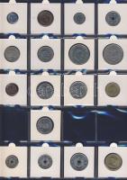 Hagyaték gyűjtemény, egész világ, régi és új, 248db érme, benne nominál és
tengerentúl, 16 lapos, l...