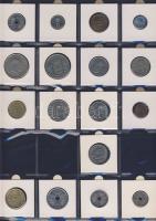 Hagyaték gyűjtemény, egész világ, régi és új, 248db érme, benne nominál és
tengerentúl, 16 lapos, l...