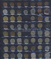 Hagyaték gyűjtemény, egész világ, régi és új, 293db érme, benne nominál és tengerentúl, 14 lapos, klf férőhelyes albumban T:1,2 (többsége),3 (kevés)