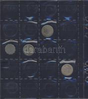 Hagyaték gyűjtemény, egész világ, régi és új, 293db érme, benne nominál és
tengerentúl, 14 lapos, k...