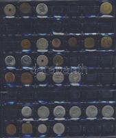 Hagyaték gyűjtemény, egész világ, régi és új, 293db érme, benne nominál és
tengerentúl, 14 lapos, k...