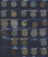 Hagyaték gyűjtemény, egész világ, régi és új, 293db érme, benne nominál és
tengerentúl, 14 lapos, k...