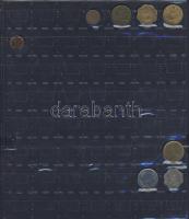 Hagyaték gyűjtemény, egész világ, régi és új, 293db érme, benne nominál és
tengerentúl, 14 lapos, k...