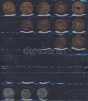 Hagyaték gyűjtemény, egész világ, régi és új, 293db érme, benne nominál és
tengerentúl, 14 lapos, k...