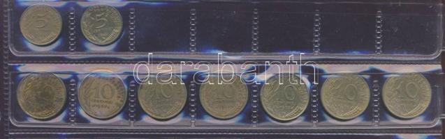 Hagyaték gyűjtemény, egész világ, régi és új, 234db érme, benne nominál és
tengerentúl, 2db klf fér...