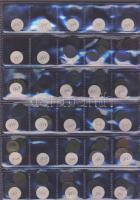 Hagyaték gyűjtemény, egész világ, régi és új, 234db érme, benne nominál és
tengerentúl, 2db klf fér...