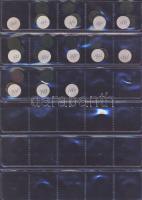 Hagyaték gyűjtemény, egész világ, régi és új, 234db érme, benne nominál és
tengerentúl, 2db klf fér...