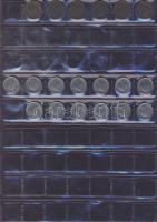 Hagyaték gyűjtemény, egész világ, régi és új, 234db érme, benne nominál és
tengerentúl, 2db klf fér...