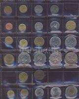 Hagyaték gyűjtemény, egész világ, régi és új, 234db érme, benne nominál és
tengerentúl, 2db klf fér...