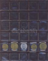 Hagyaték gyűjtemény, egész világ, régi és új, 234db érme, benne nominál és
tengerentúl, 2db klf fér...