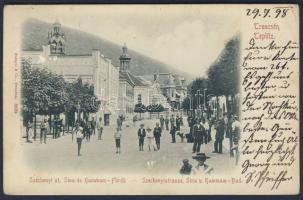 1898 Trencsénteplitz izraelita fürdővel (EB)