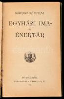 Márianosztrai Egyházi Ima és Énektár. Bp., 1911, Stephaneum Nyomda Rt. Kiadói egészvászon-kötésben, kopottas borítóval, egy-két helyen ceruzás bejegyzéssel.