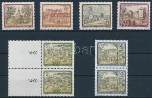 1984-1991 4 stamps + 2 pair, 1984-1991 6 klf bélyeg 4 önálló érték + 2 pár, az egyik üres mezőkkel
