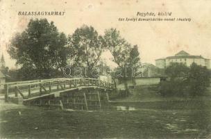 Balassagyarmat, Fegyház, kishíd, Ipoly demarkációs vonal (EK)