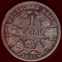 Német Birodalom/Császárság 1880A 1M Ag T:3
