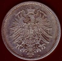 Német Birodalom/Császárság 1880A 1M Ag T:3