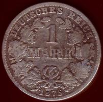 Német Birodalom/Császárság 1875C 1M Ag T:3