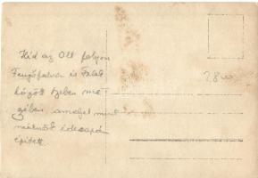 Fenyőfalva-Felek, Bradu-Avrig; épülő híd / bridge under construction, photo