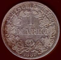 Német Birodalom/Császárság 1887A 1M Ag T:3