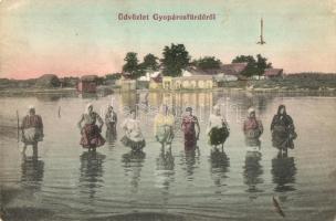 Gyopárosfürdő, fürdőzők (EK)