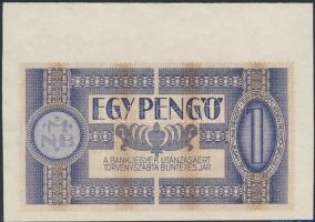 1938. 1P felső ívszéllel T:I