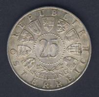 Ausztria 1956. 25Sch Ag "Mozart" T:2
