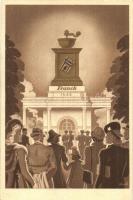 1941 Budapesti Nemzetközi Vásár, Franck kávé pavilonja, reklám, Klösz / Hungarian coffee advertisement s: Gebhardt