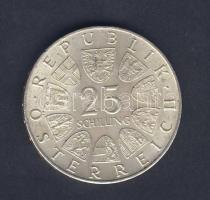 Ausztria 1964. 25Sch Ag "Grillparzer" T:2/3