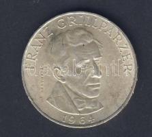 Ausztria 1964. 25Sch Ag "Grillparzer" T:2/3