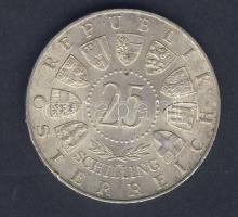 Ausztria 1958. 25Sch Ag "Welsbach" T:2/3