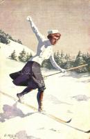Skiing lady s: O. Merté (EK)