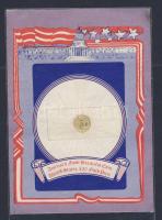 USA modern Au mini érem 0,333-as minőségű "20$ - Amerika legszebb érméje" T:1 Tanúsítvánnyal!