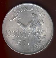 Románia 1946. 100.000L Ag T:2/2+