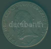 Ausztria/magyar verdejel 1800S 6Kr II.Ferenc T:2+/2-